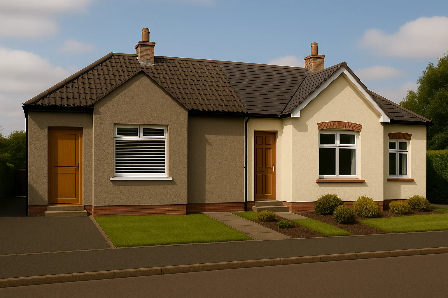 Silicone rendered home