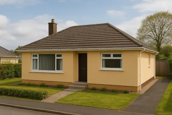 Plastering work example