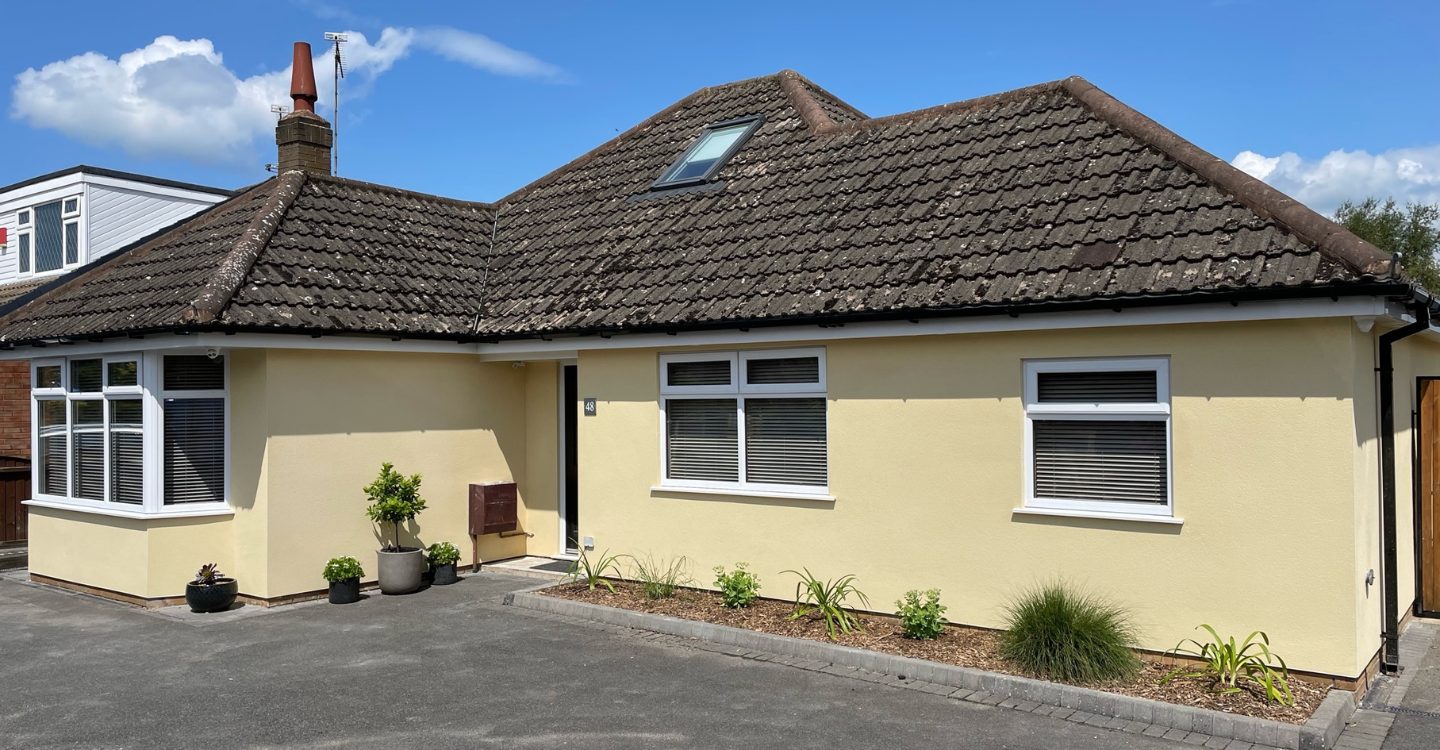 Plastering work example